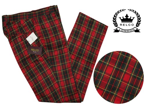 Pantaloni relco uomo rosso - relco,
