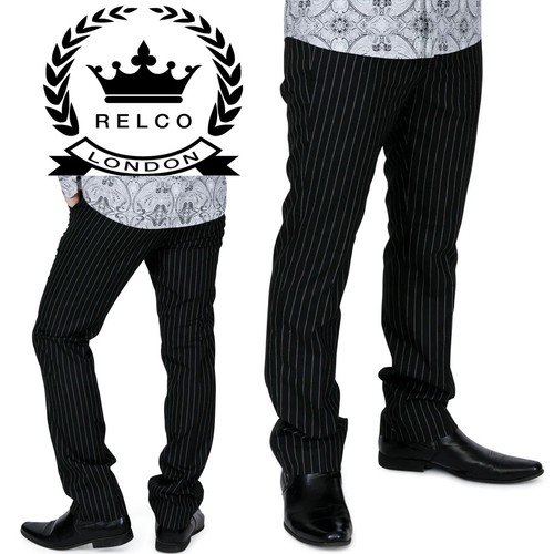 Pantaloni relco uomo nero - pantaloni,