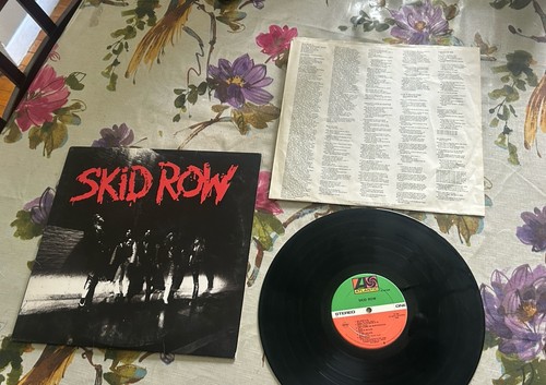 Skid row 1989 debut vinyl - lp,