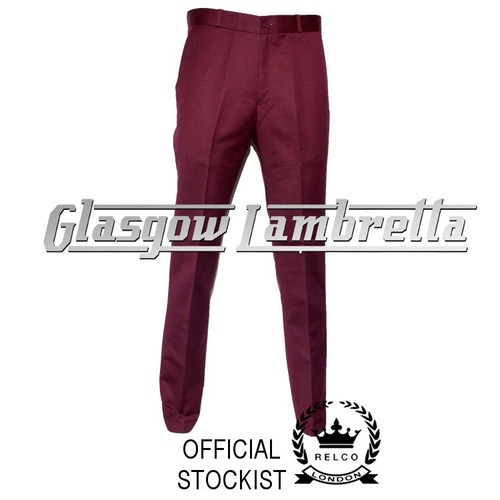Pantalone relco uomo bordeaux - relco,