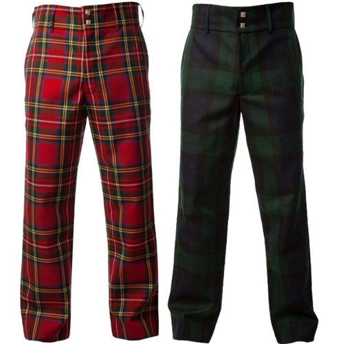 Pantaloni golf tartan trews - da,