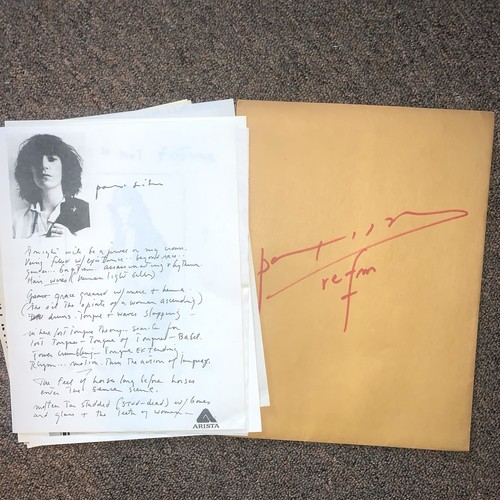 Patti smith group - patti, *firmato*